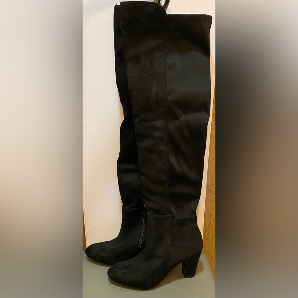 Chinese Laundry Black Over the Knee Boots
